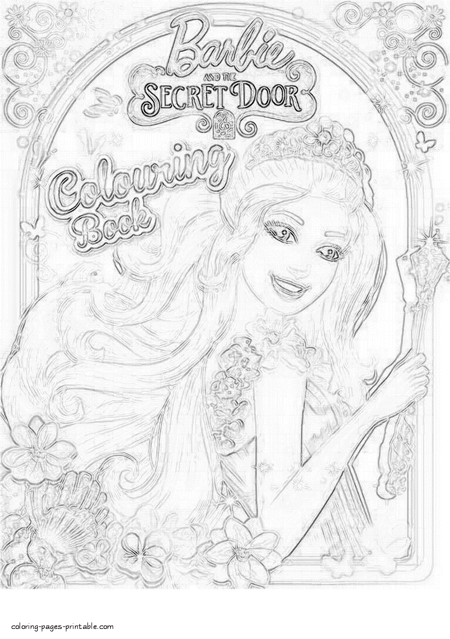 Barbie coloring pages printable
