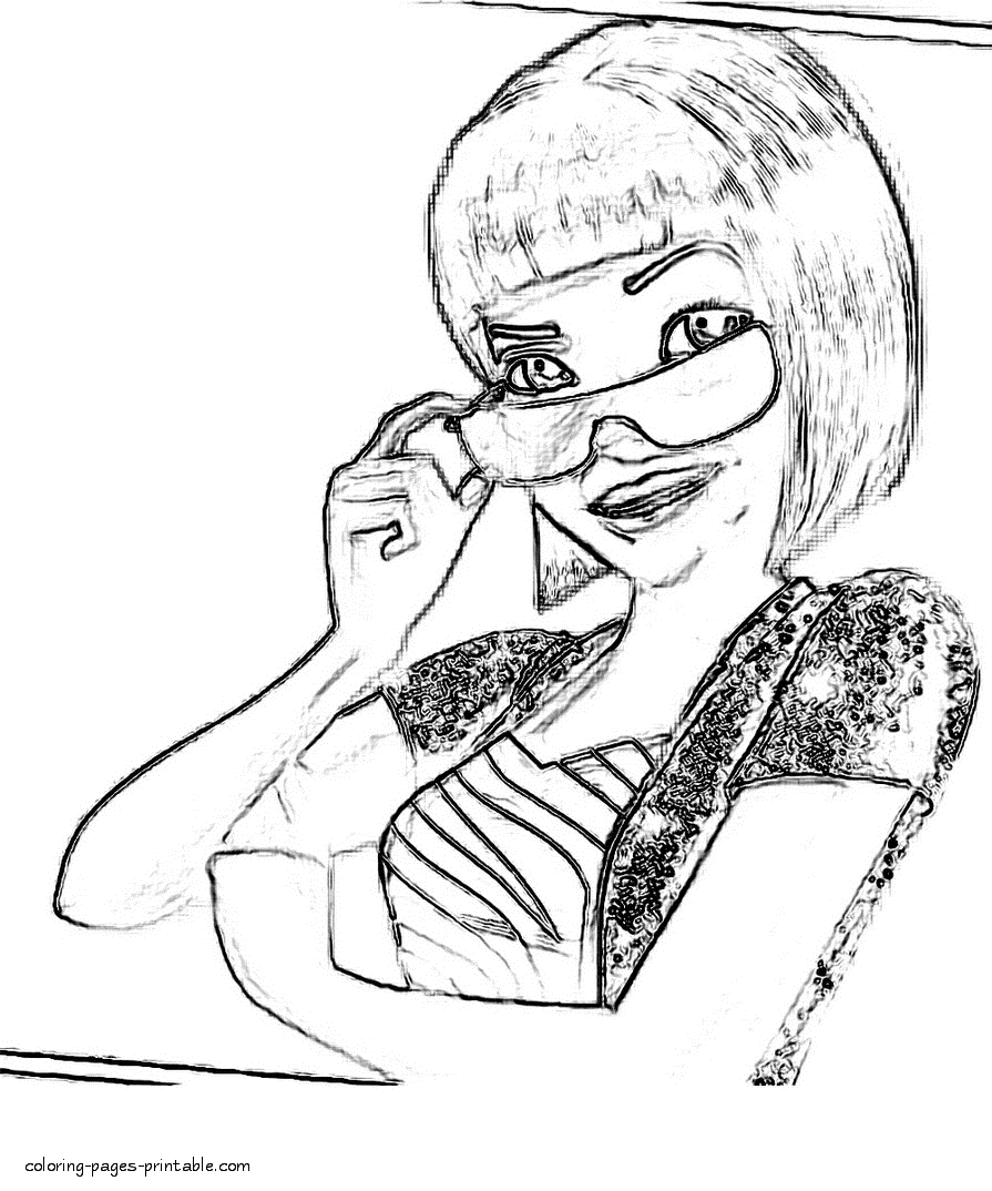 Barbie Spy Squad coloring pages to print