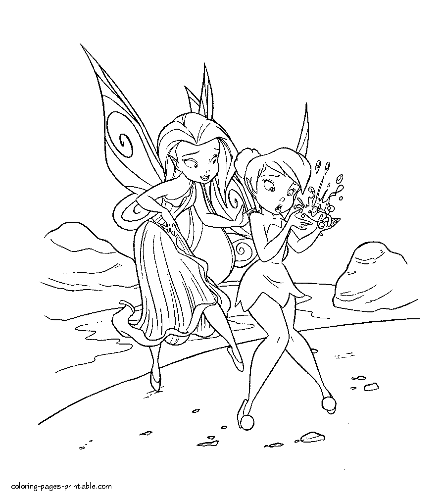 Fairy Disney coloring page