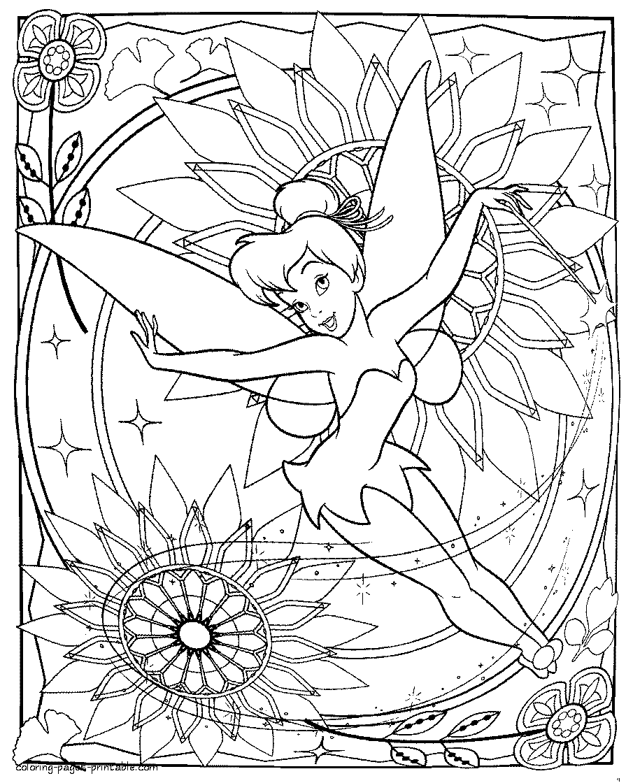 Printable coloring pages fairy