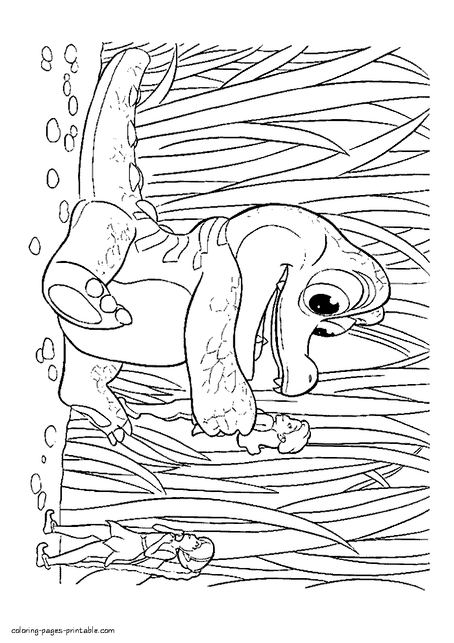 Disney characters coloring pages. Fairy