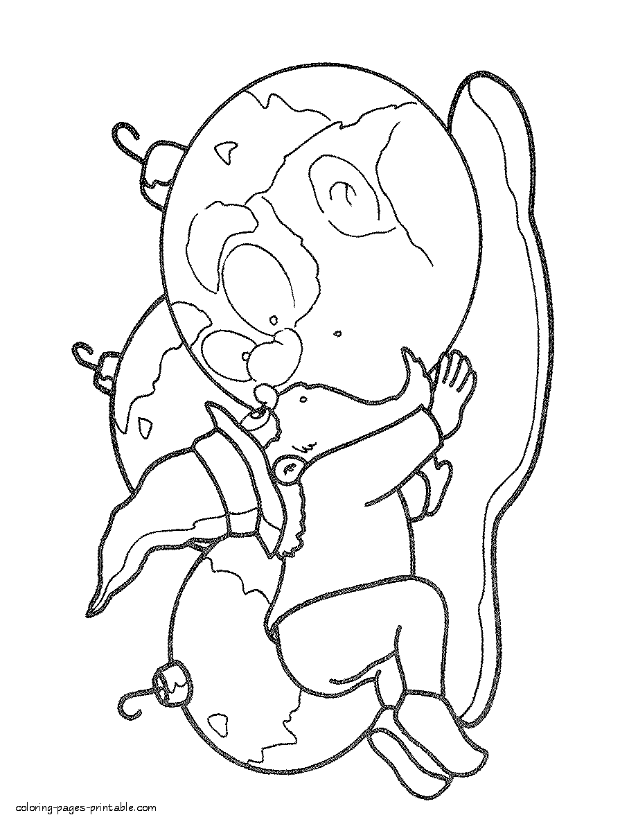 Coloring pages of Christmas elf for free downloading