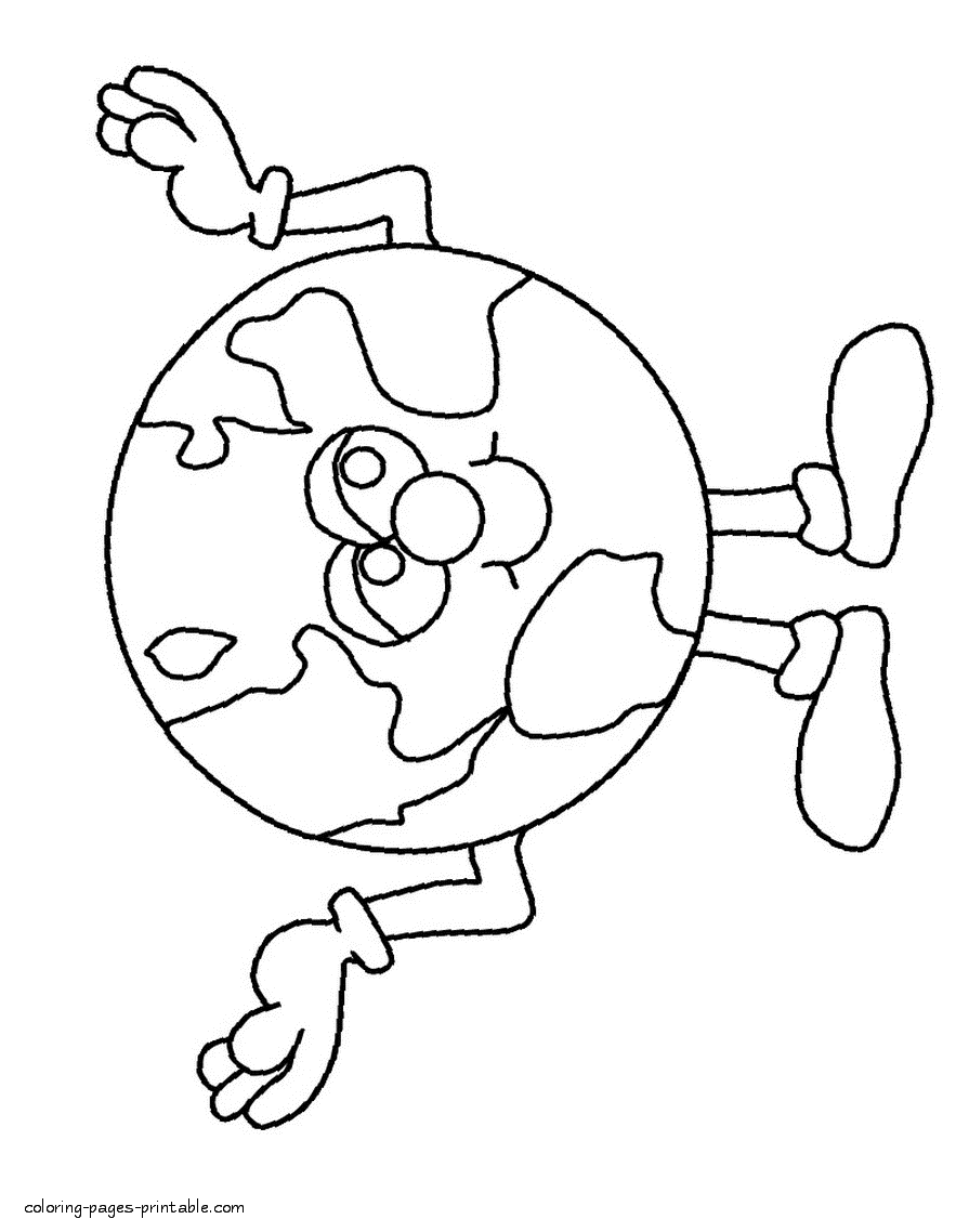 Coloring pages Earth Day