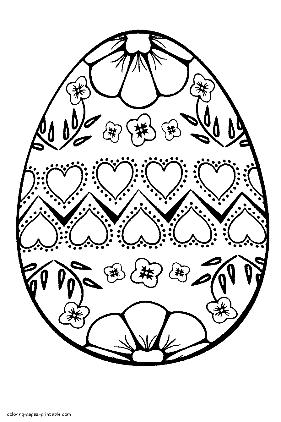 Easter colouring pages to print for preschoolers