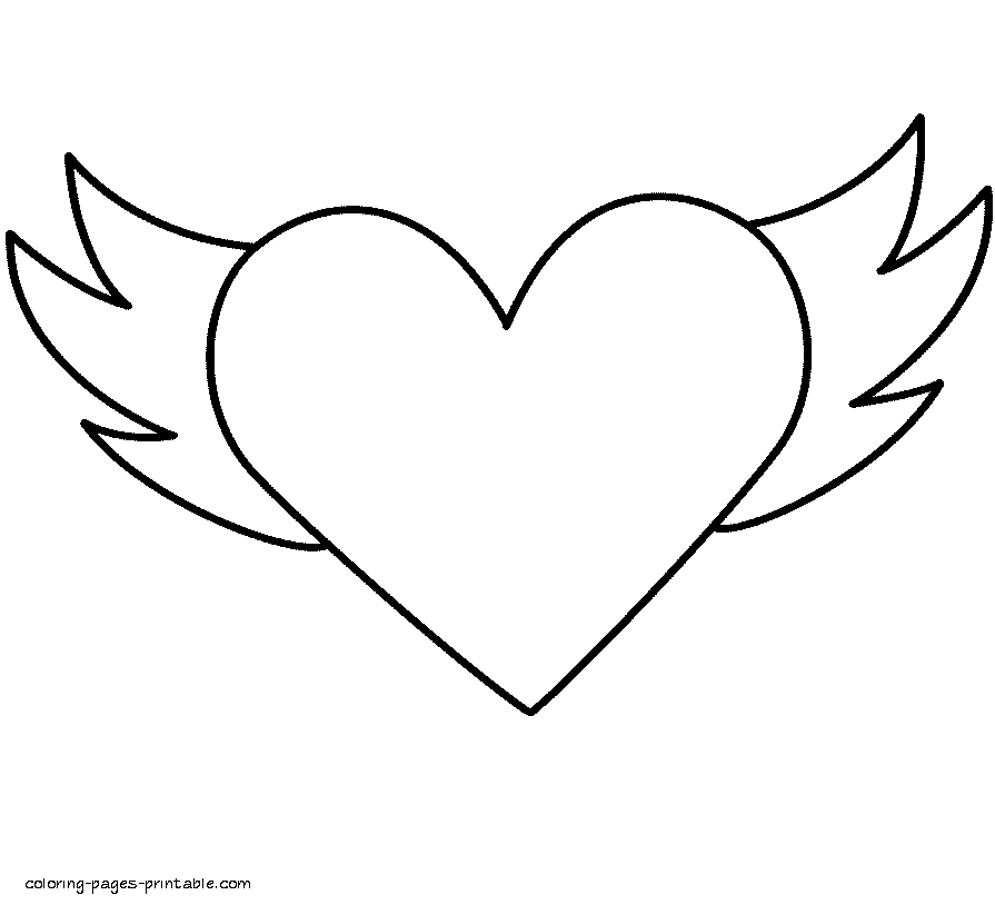 Rose and envelope with Valentines coloring page