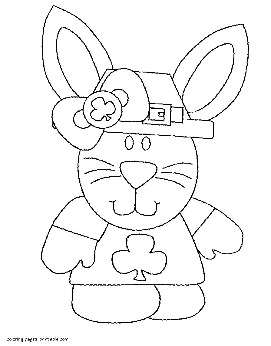 Coloring sheets for preschool. St. Patrick Day