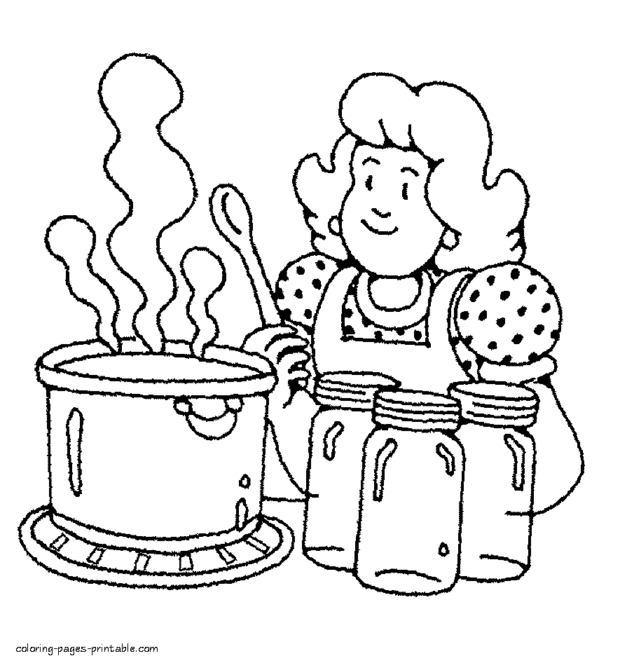 Thanksgiving free coloring pages. Mom