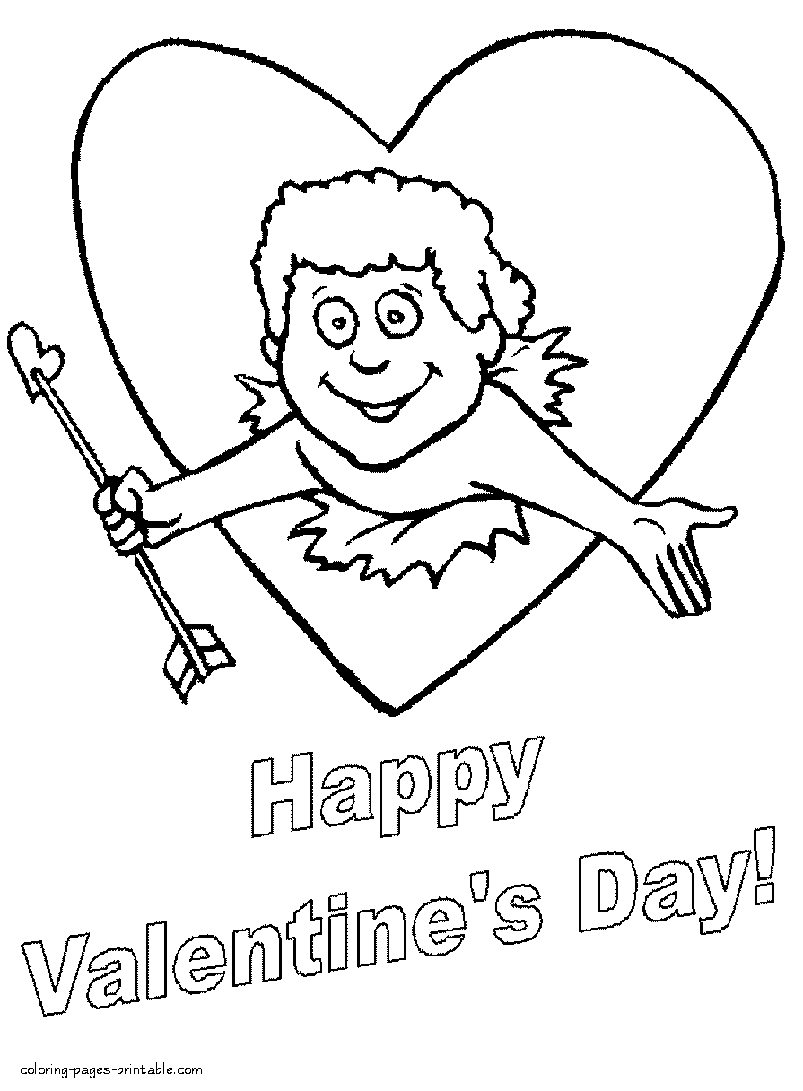 Free coloring pages to download for Valentine's Day