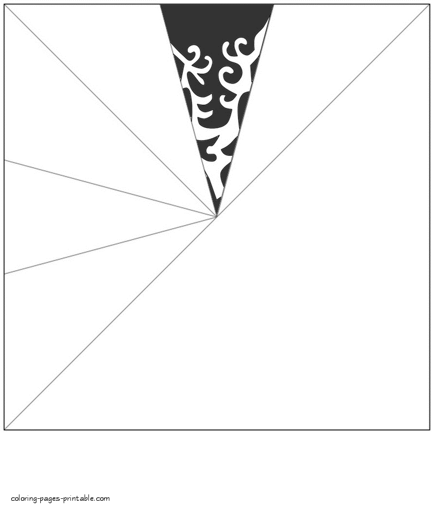 Snowflake cutout templates