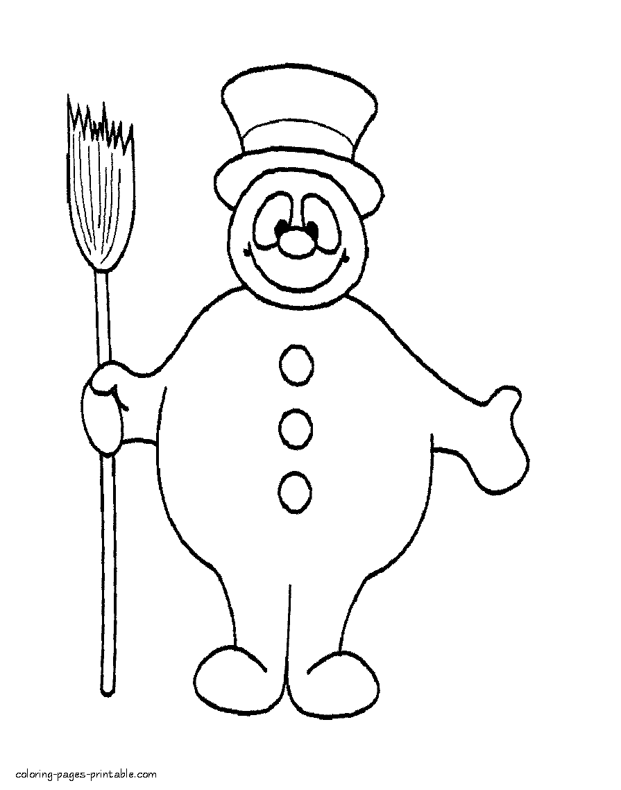 Seasons coloring page to print for a kids