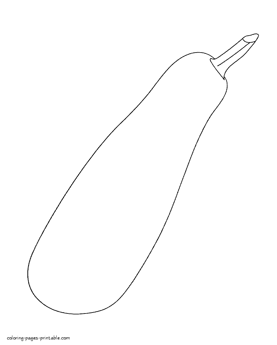Nutrition coloring pages for preschoolers. Squash