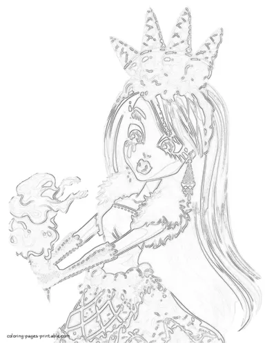 Abbey Bominable Sweet Screams coloring page for print out