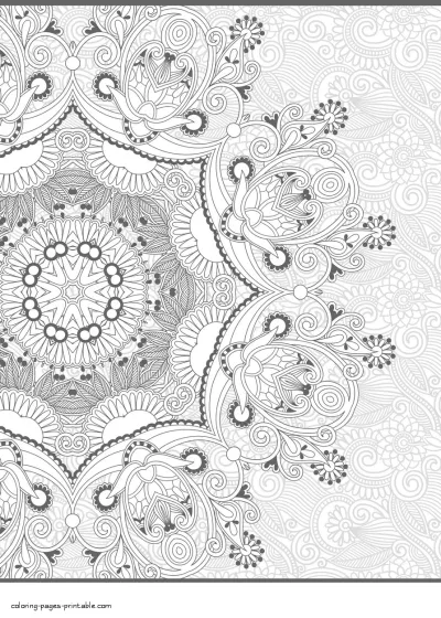 Super Hard Abstract Coloring Pages For Adults To Print