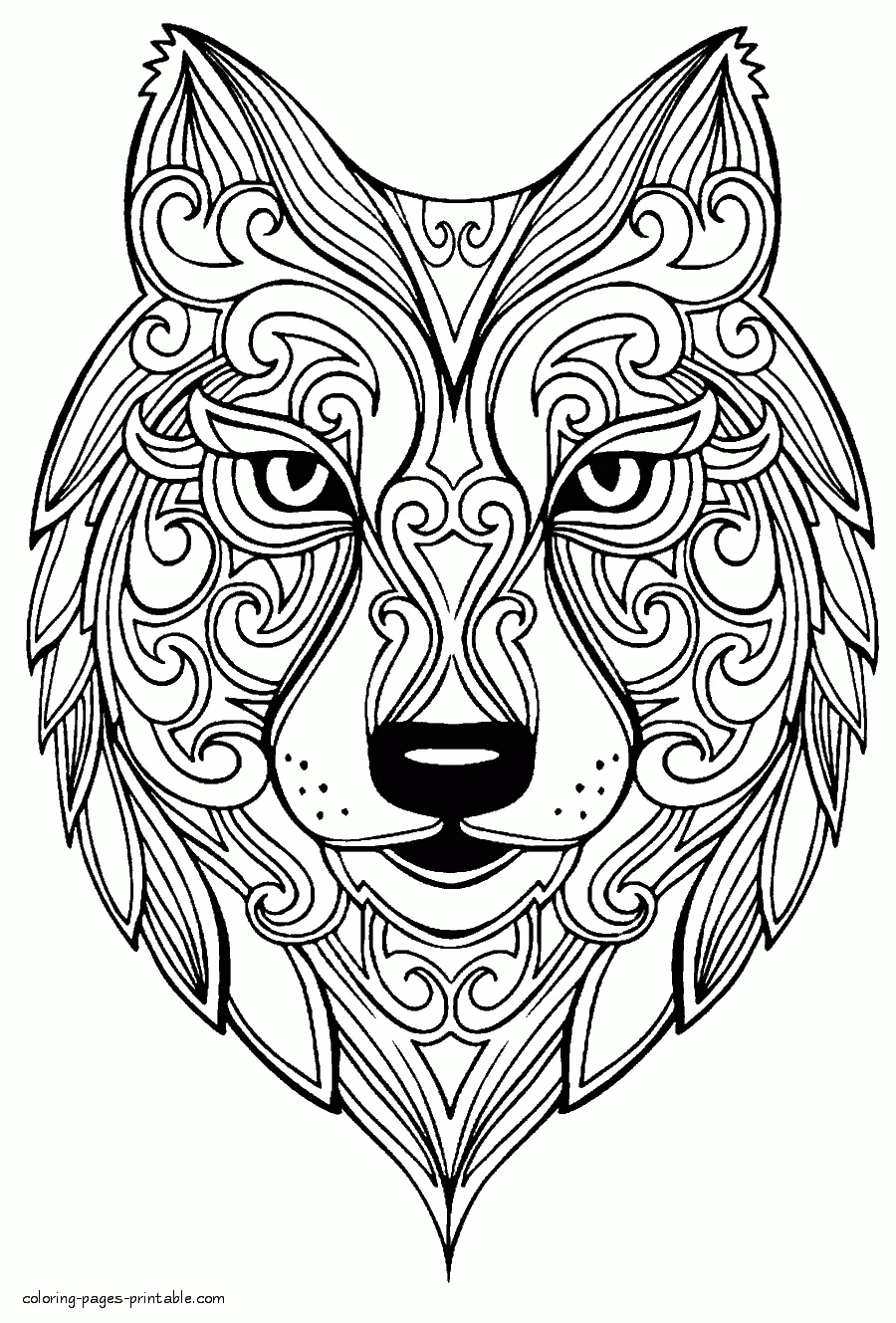 Animal Printable Coloring Pictures For Adults Animal Printable Coloring Pictures For Adults. Download And Print