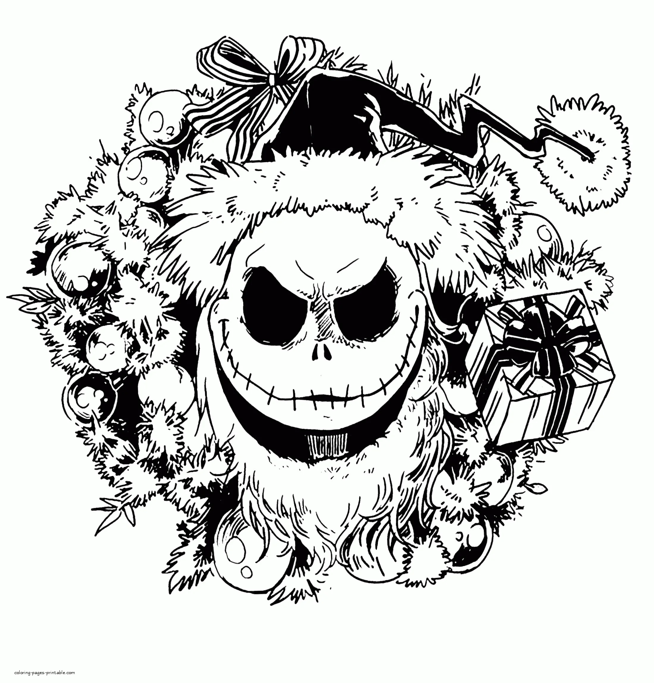 Christmas Colouring Pictures For Adults Christmas Colouring Pictures For Adults. Joker Santa