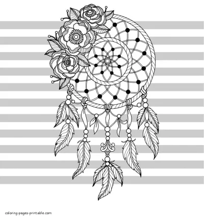 Realistic Coloring Pages For Adults. Flowers Printable Pics