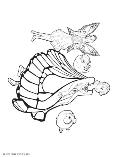 The Fairy Princess full movie coloring pages 2