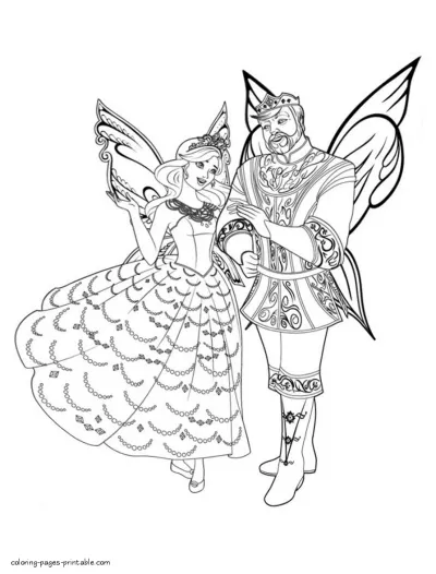 Barbie Mariposa and The Fairy Princess printables