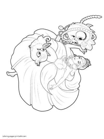 Princess Catania coloring pages