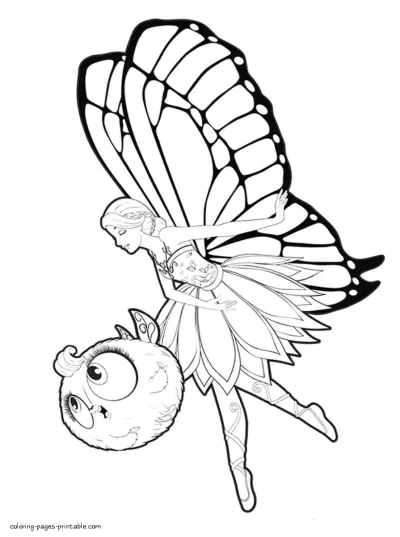 Princess Catania. Barbie coloring pages