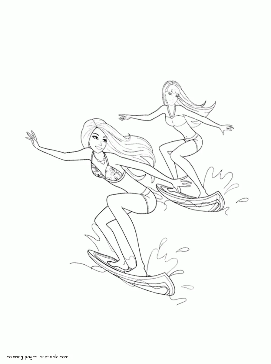 Barbie in a Mermaid Tale girls coloring pages 13 Barbie in a Mermaid Tale beautiful girls coloring pages