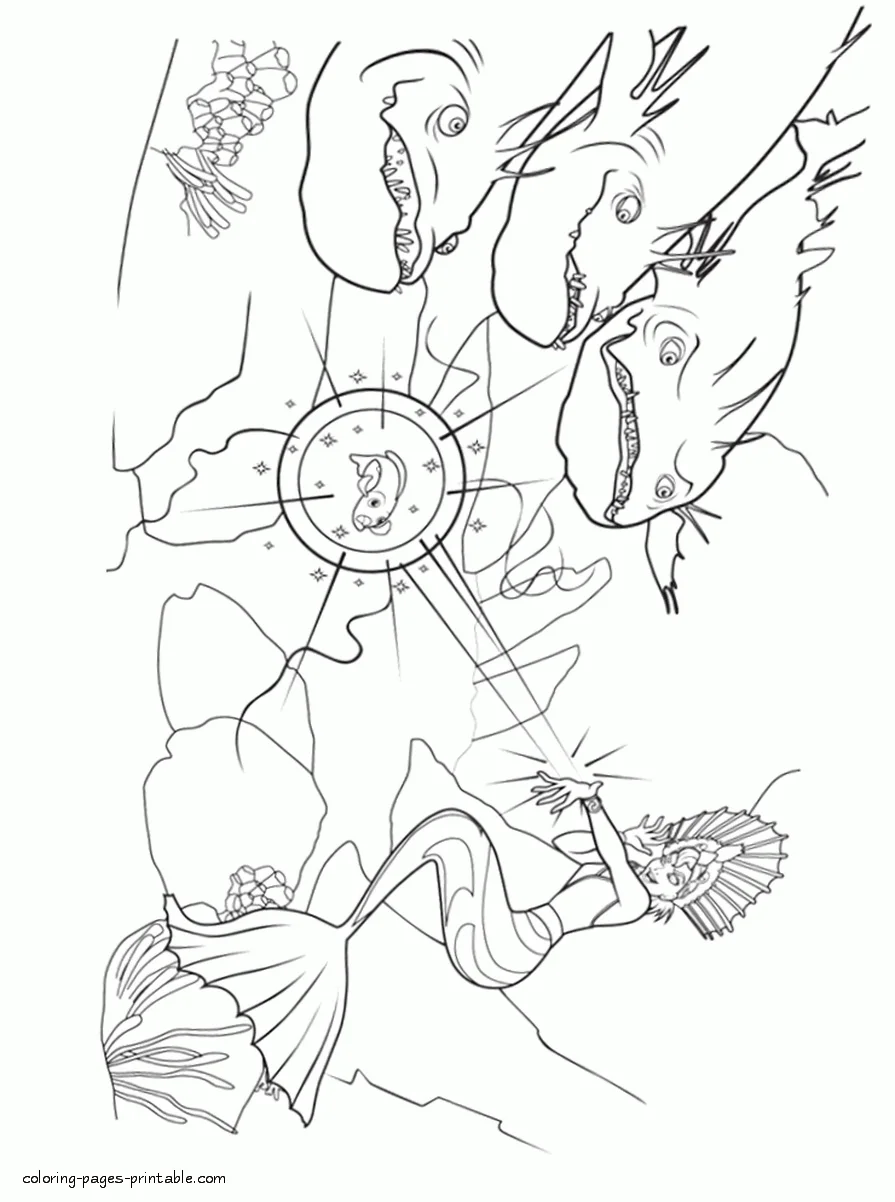 Barbie in a Mermaid Tale characters coloring pages 23 Barbie in a Mermaid Tale main characters coloring pages