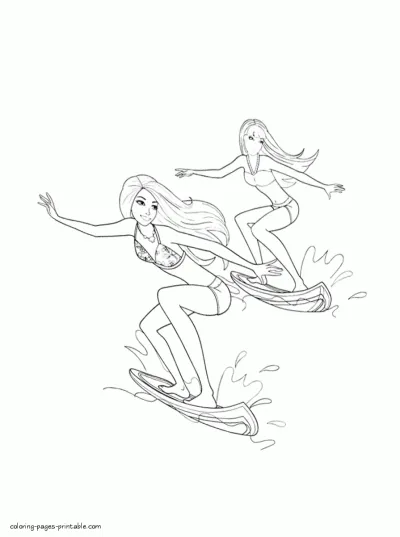 Barbie in a Mermaid Tale beautiful girls coloring pages