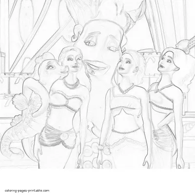 Barbie Pearl Princess coloring page printable
