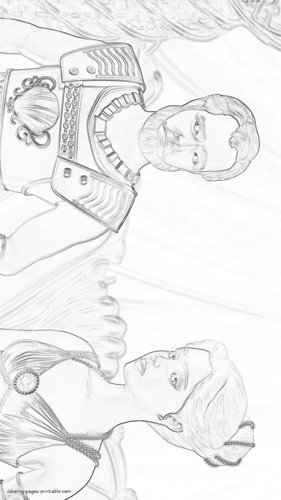 Barbie and The Pearl Princess coloring pages for free