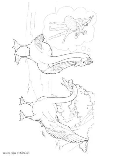 Barbie in The Pink Shoes colouring pages for free