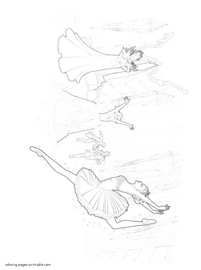 Barbie in The Pink Shoes coloring pages by full movie