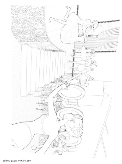 Barbie in The Pink Shoes coloring pages. Kristyn Faraday picture