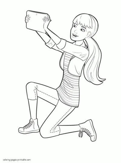 Printable Barbie and Her Sisters coloring pages