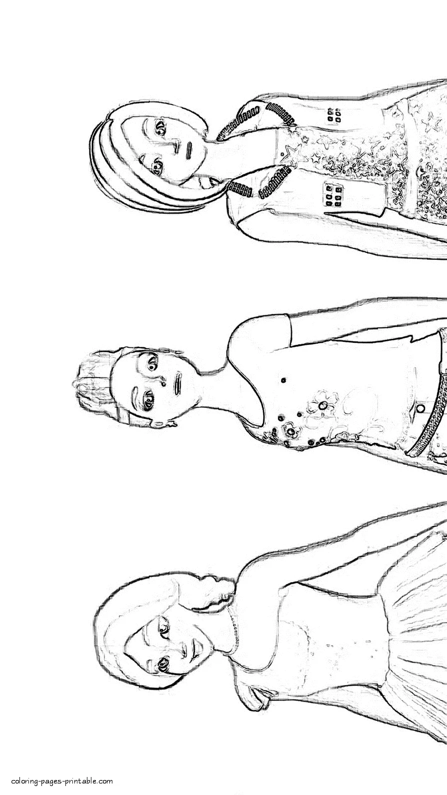 Barbie in Rock 'n Royals coloring page 12 Barbie in Rock 'n Royals. Girls coloring pages