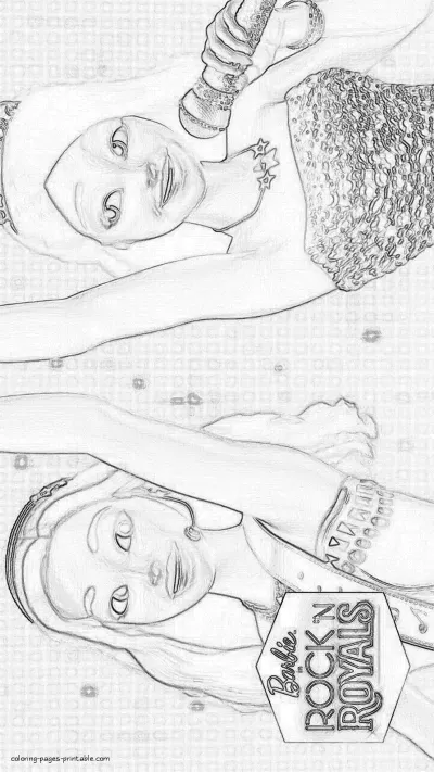 Barbie coloring pages free