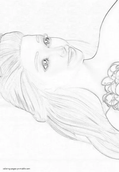 Printable Barbie coloring pages