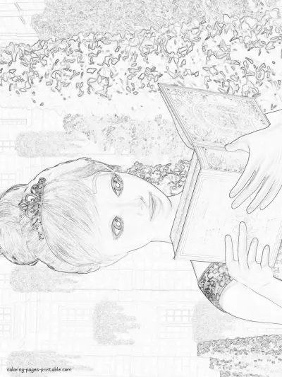 Free Barbie coloring pages