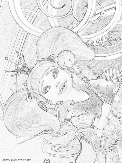 Barbie coloring pages for kids