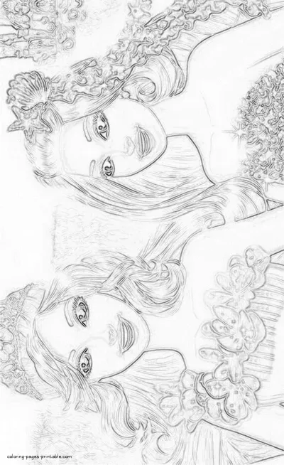 Barbie Doll coloring page