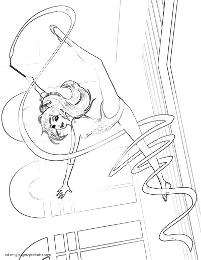 Free Barbie Spy Squad coloring pages for girls