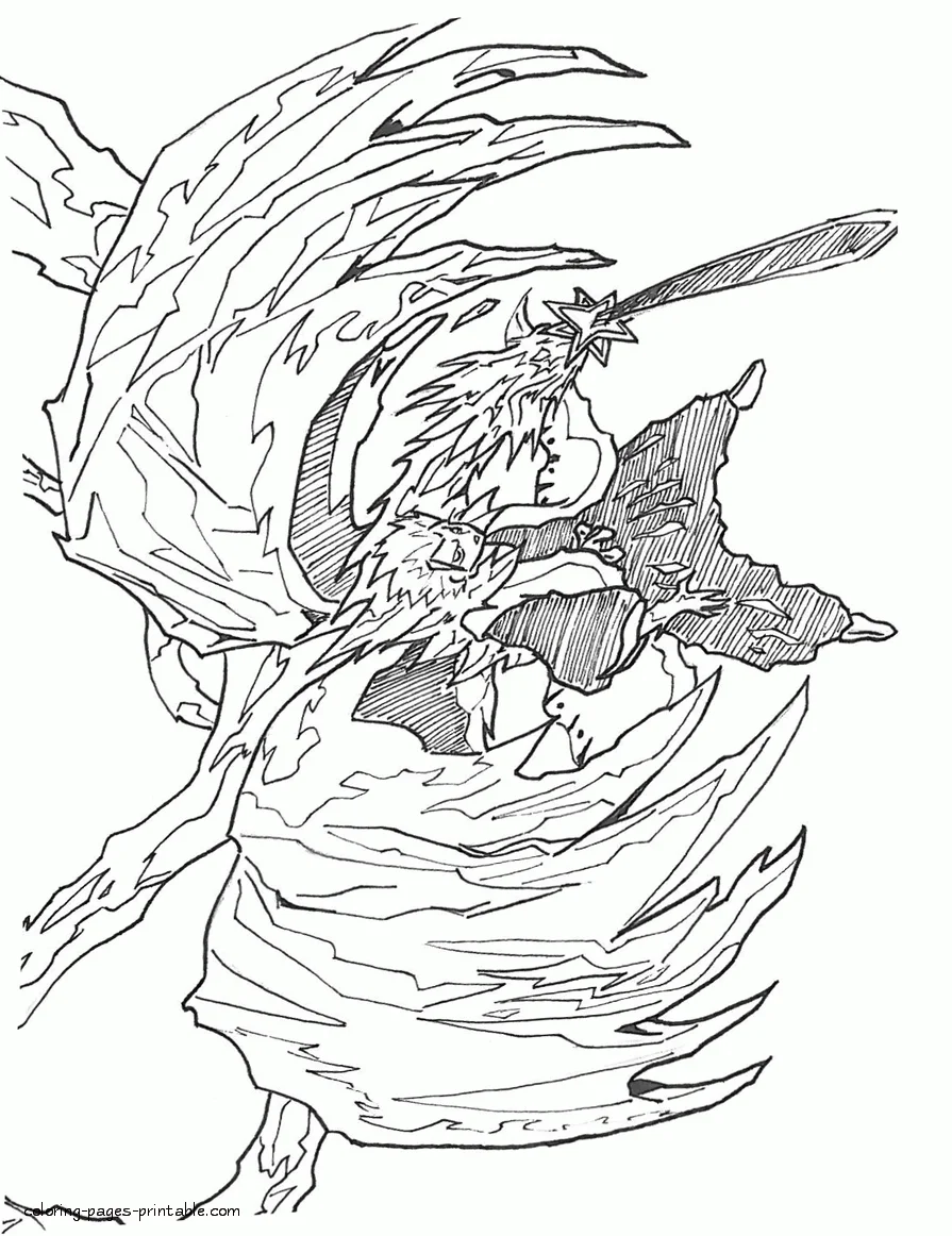 Bleach coloring page Bleach printable coloring page