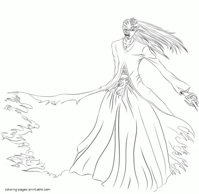 Anime coloring sheets. Bleach