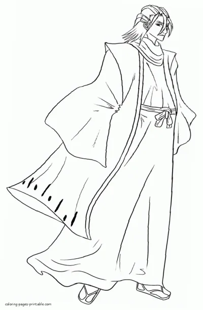 Free coloring pages for teens. Printable Bleach