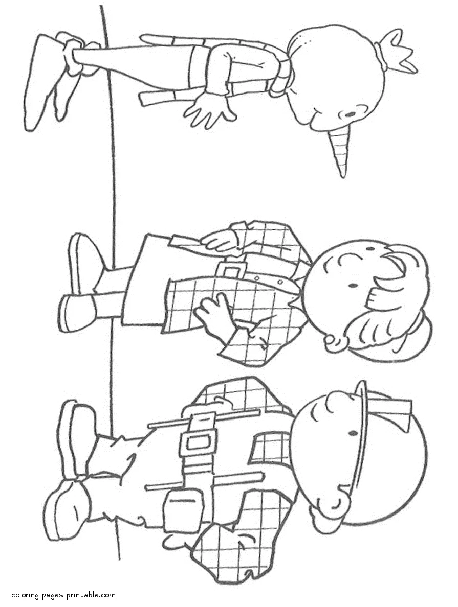 Free Bob the Builder coloring page 10 Bob the Builder coloring page 10