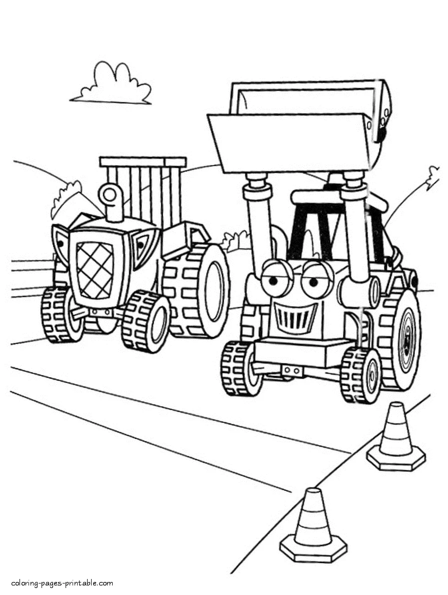 Free coloring pages Bob the Builder 2 Coloring pages Bob the Builder 2