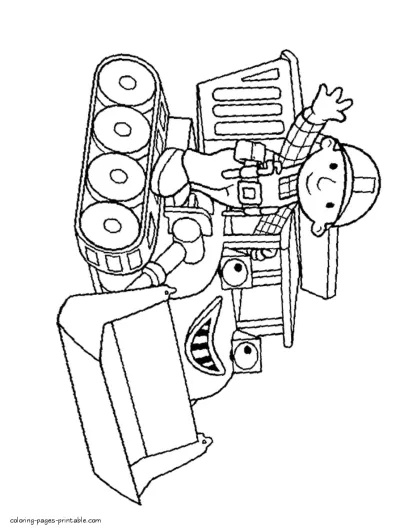 Cartoon coloring pages printable