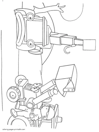 Bob the Builder colouring pages 1