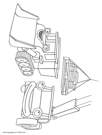 Bob the Builder coloring page 1