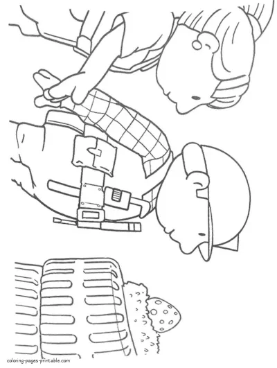 Bob the Builder coloring page 2