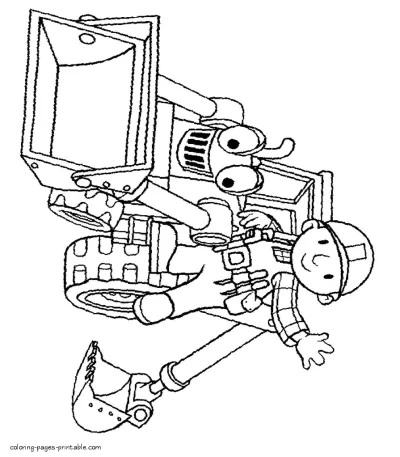 Bob the Builder coloring pages 3